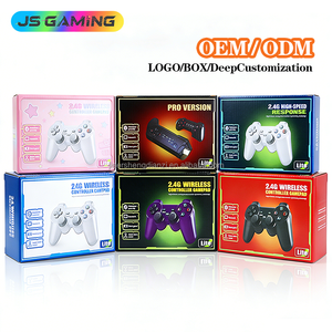 JSgaming Transparent Wireless Gamepad Blue-tooth Game <strong>Controller</strong> for TV Box <strong>PC</strong> Joystick With RGB Light Turbo Function - Product Image 2