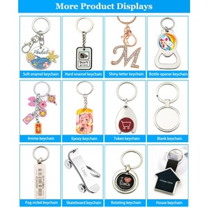 Wholesale Promotion Custom 3D Logo Fashion Vintage Cartoon Lightweight Alloy Keyring Souvenir Metal <b>Key</b> <b>Chains</b> - Product Image 6