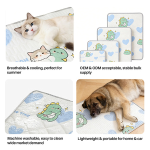 Nefes Alabilen Soğutucu Evcil Hayvan Matı Şönil Yazlık Köpek Yatağı Yumuşak Yıkanabilir Hafif Araba Yatağı Nefes Alabilen Minder Yıkanabilir Büyük Köpekler İçin - Product Image 2