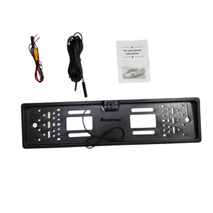 Caméra <span class=keywords><strong>de</strong></span> <span class=keywords><strong>recul</strong></span> à angles <span class=keywords><strong>de</strong></span> vision larges, caméra d'assistance à la marche arrière avec <span class=keywords><strong>support</strong></span> <span class=keywords><strong>de</strong></span> <span class=keywords><strong>plaque</strong></span> d'immatriculation et caméra - Product Image 2
