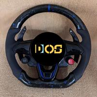 Volant en fibre de carbone forgé personnalisé DOS pour Volkswagen Scirocco Jetta Golf 6 Polo Gti Mk6 6r