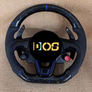 Volant en fibre de carbone forgé personnalisé DOS pour Volkswagen Scirocco Jetta <span class=keywords><strong>Golf</strong></span> 6 Polo Gti Mk6 <span class=keywords><strong>6r</strong></span> - Product Image 1