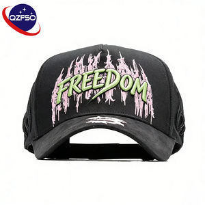 Gorra de béisbol QZFSO personalizada con diamantes de imitación, original, con estampado en serigrafía, estilo deportivo, lavada al ácido, para hombre. - Product Image 1