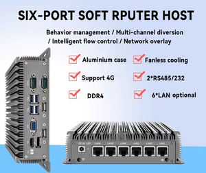 Enrutador suave de seguridad de red de PC industrial 2 DDR4 Intel I3 I5 Ce-leron J4125 6 Lan opcional - Product Image 6