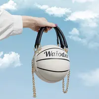 Bolsa de mão feminina crossbody, bolsa de basquete