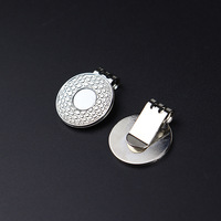 Accessoires de golf en métal personnalisés et économiques, marqueur de balle de golf magnétique, clip pour chapeau, marqueur de balle de golf