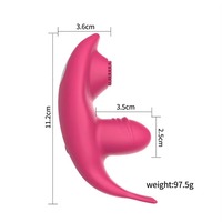 APP-gesteuerte Tragbare Vibrierende Unterwäsche für Frauen Klitoris-Stimulator Zungen-Leckbürste Einführbarer Dildo Anal-Vibrator für Frauen