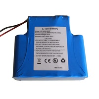 Batterie d'éclairage de scène LED 14,8 V 8800 mAh ICR18650-4S4P 8800 mAh 14,8 V pour pièces Chauvet DJ Freedom Par Hex4 Quad4 14,8 V 8800 mAh