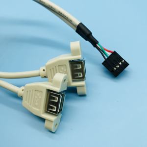 Scheda madre A <span class=keywords><strong>2</strong></span> USB femmina 9 Pin Header femmina A doppio USB A cavo Splitter - Product Image 3