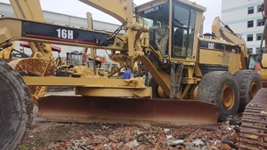 รถเกรดเดอร์มือสอง Caterpillar 16H รุ่นดั้งเดิม CAT 16H เกรดเดอร์ขนาดใหญ่ ชั่วโมงการทำงานต่ำ สภาพดี ขาย - Product Image 6