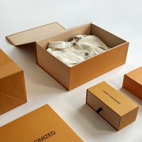 Boîtes d'emballage pour vêtements, t-shirts, de haute qualité, personnalisées, luxueuses, en papier, avec fermeture magnétique, pour l'expédition