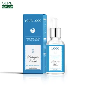 OUPEI Factory Großhandel OEM ODM Salicylsäure Serum Benutzer definierte Flüssigkeit Verdünnen Aufhellen Haut Schrumpfen Poren Essenz Gesichts serum