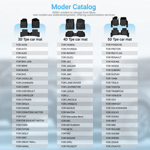고품질 방수 TPE 5D 자동차 바닥 매트, 도요타 야리스 크로스 2024년형 - Product Image 3