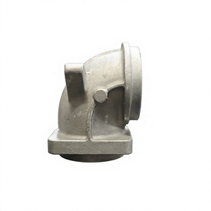 Coudière d'admission en aluminium moulé à 90 degrés usinée CNC, certifiée ISO, personnalisée, composant de précision pour moteur - Product Image 1