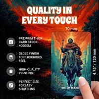 Cartes de tarot et d'oracle de luxe haut de gamme personnalisées en papier brillant écologique, avec guide de lecture, boîte magnétique, cartes de jeu de société pour la famille