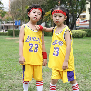 Ensemble de maillots de basket-ball unisexe pour enfants, vêtements de sport d'été de l'équipe <span class=keywords><strong>NBA</strong></span> - Product Image 3