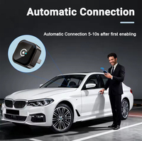 Venta directa de fábrica negro Nuevo 2024 Amazon carplay Android Auto mini adaptador inalámbrico carplay 2 en 1