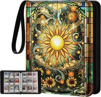 Conception personnalisée OEM ODM, classeur à cartes à 9 poches avec fermeture éclair, album imperméable en PU pour la collection de cartes à collectionner en gros