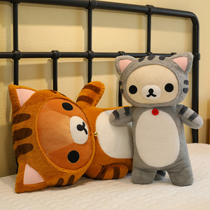Vente chaude Qualité Ours Facile Poupée En Peluche Ours Facile Pyjama Poupée <span class=keywords><strong>Lala</strong></span> Ours Sommeil Apaisant Poupée Cadeau En Peluche Long Oreiller pour Dormir - Product Image 6