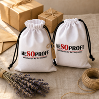 Sac en coton avec cordon de serrage, logo personnalisé et impression sérigraphique, fabriqué dans le Guangdong, Chine