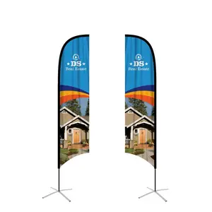 OEM Outdoor Stand High Quality Cheap Display Open Flag Banner teardrop flag