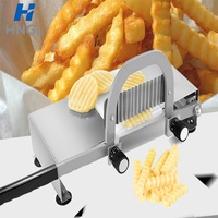 Coupe-frites manuel ondulé pour pommes de terre, avec base antidérapante