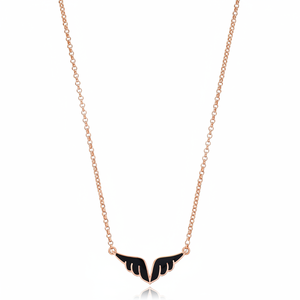 Ángel diseño esmalte colgante venta al por mayor joyería turca hecha a mano 925 plata esterlina - Product Image 2