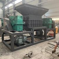 Oliepalm Leeg Fruit Bos Shredder Afval Metalen Shredder Voor Stof Dubbele As Shredder