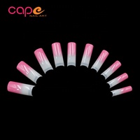 Ensemble de faux-ongles, 6 couleurs, polis, artificiels, brillants, pré-design, Nail Art, offre spéciale,