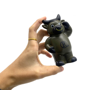 Pelota Antiestrés <span class=keywords><strong>de</strong></span> Espuma <span class=keywords><strong>de</strong></span> PU con Forma <span class=keywords><strong>de</strong></span> Toro <span class=keywords><strong>de</strong></span> Dibujos Animados, Personalizable con Logotipo, Juguete para Apretar - Product Image 4