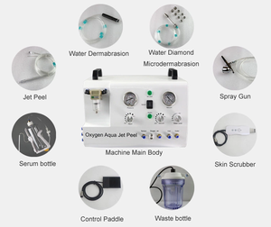 Professional Water Oxygen Facial Cleansing Device with Jet Peel Technology for Skin Renewal - Product Image 3