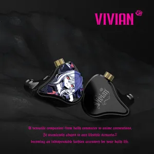 Audífonos Intrauditivos CVJ Vivian, Sonido Magnético Dual de 10 mm, 3 Modos de Sintonización, Música, Películas, Juegos, Diseño Ergonómico, HiFi Mejorado, Metálicos, 1.2 m - Product Image 3