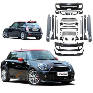 Kit de Carrocería para <span class=keywords><strong>MINI</strong></span> R55 R56 R57 2007-2013, Actualización a Estilo Racing JCW con Parachoques Delantero y Trasero, Rejilla y Faldones Laterales - Product Image 1