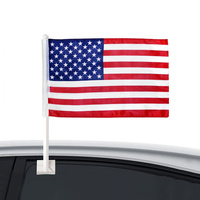 Drapeau de fenêtre de voiture avec logo personnalisé, nouvelle décoration, produit très vendu, impression numérique personnalisée pour voiture