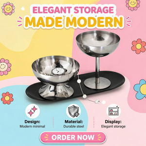 Gobelets à glace en acier inoxydable (à pied haut, à pied bas), verres à dessert, à <span class=keywords><strong>vin</strong></span> ou à cocktail pour l'usage quotidien et les réceptions décontractées, ou pour les fruits - Product Image 3