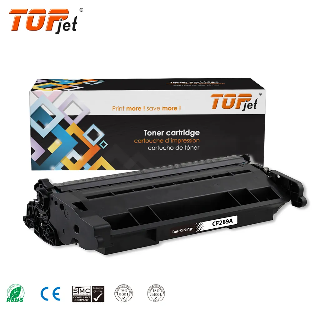 Cartouche de Toner Compatible Topjet Premium CF289A 89A 289A CF289 CRG056L pour imprimante Laser HP LaserJet M507n MFP M528dn