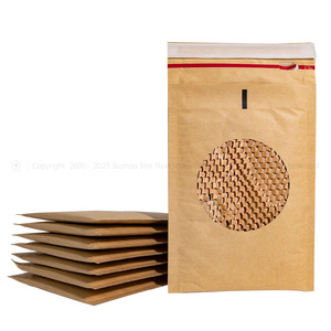 Compostable Honeycomb <strong>Padded</strong> Kraft Paper Express <strong>Envelope</strong> Biodegradable Shockproof Mailers Shipping Mailing Bags Shipping Bags - Product Image 6