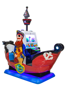 Máquina de Juego de Diversión Infantil Educativa de <span class=keywords><strong>2</strong></span> Plazas, Tipo Columpio de Barco Pirata de Fibra de Vidrio, Operada con Monedas, para Interiores, 220V - Product Image 2