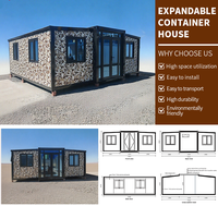 Offre Spéciale – Maison Conteneur Préfabriquée Extensible 40 pieds/20 pieds avec Cuisine – Habitation Portable Extérieure – Casas Prefabricadas