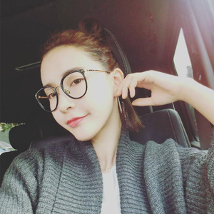 Maidis Cat Eye Eyeglasses Frames Full Frame Gold Black Unisex Blue Light Protection Fashion Trend - Product Image 2