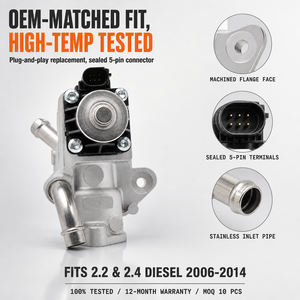 Wanray EGR Valve for Transit MK7 2.2 2.4 TDCi Duratorq Diesel Recirculation 1730360 9C1Q9D475AB - Product Image 6