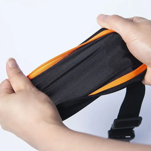 Riñonera impermeable para correr, cinturón para teléfono con doble bolsillo, riñonera ajustable para hombres y mujeres, ligera, resistente al sudor, segura - Product Image 2