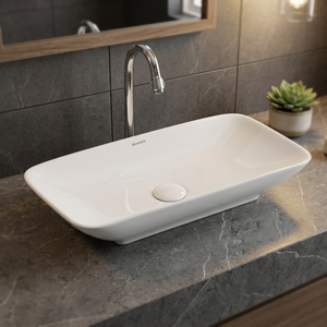 อ่างล้างหน้าเครื่องสุขภัณฑ์ Lavabo ซัพพลายเออร์ห้องน้ำเซรามิกโต๊ะอ่างล้างจานอ่างล้างจานในครัวลึกซักผ้าอ่างล้างจาน Gloria รุ่น - Product Image 1