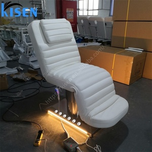 KISEN Mobilier de Salon de Luxe, Table de Massage Électrique, Chaise Cosmétique, Lit Facial pour Salon de Beauté avec 3 Moteurs et Commande au Pied - Product Image 6