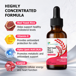 Premium Custom Powerful 3 In 1 Blend Red Yeast Rice <b>Liquid</b> Drops 1200mg Enhance Antioxidant Promote Metabolism <b>Liquid</b> Drink - Product Image 5