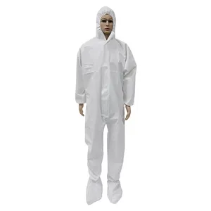 Macacão de Proteção Descartável de Verão com Capuz, Antiestático, Impermeável e Respirável, Preço de Fábrica Junlong - Product Image 1