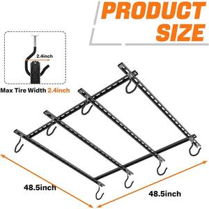 Mingtang Soluciones de Organización y Almacenamiento, Soporte para Bicicletas de Techo, Sistema de Racks DIY, Soporte Colgante para Bicicletas en Garaje - Product Image 5