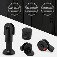 Pied de support de porte de cabine de toilette TEBAK en PVC, hauteur 100mm 150mm, pour panneaux COMPACT de 12-18mm