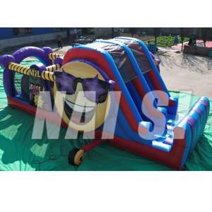 Parcours d'obstacles gonflable avec toboggan et trampoline, <span class=keywords><strong>pour</strong></span> enfants et adultes, <span class=keywords><strong>jeux</strong></span> <span class=keywords><strong>gonflables</strong></span> - Product Image 4