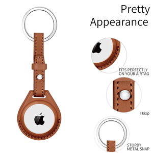 Funda protectora de cuero PU de cuero con soporte para <span class=keywords><strong>Apple</strong></span> <span class=keywords><strong>airtag</strong></span> - Product Image 6
